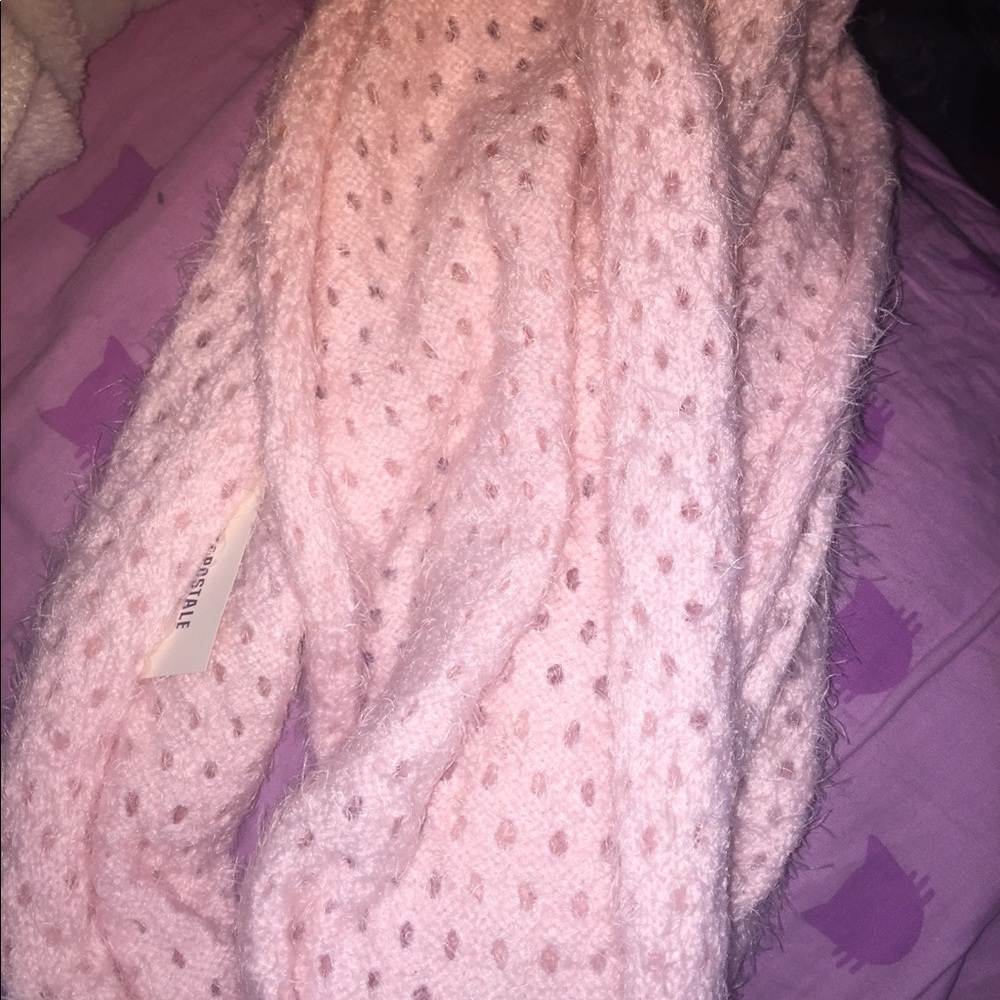 Aeropostale pink infinity scarf
